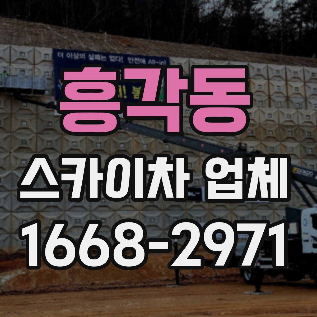흥각동 스카이차 업체