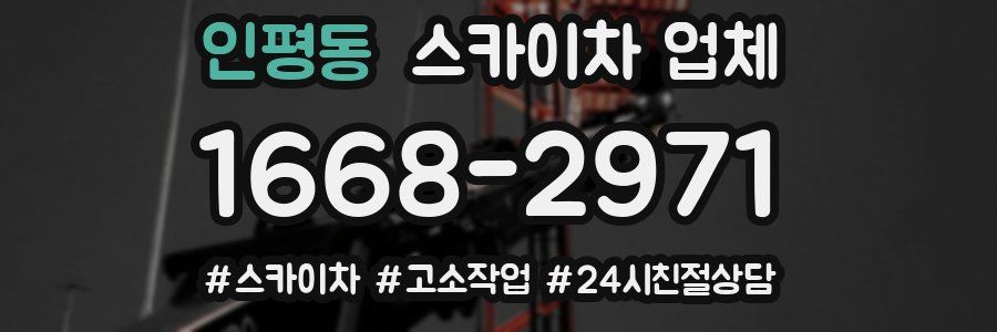 인평동 스카이차 업체