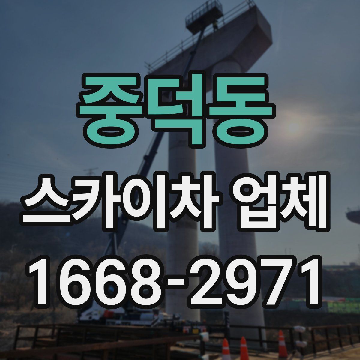 중덕동 스카이차 업체