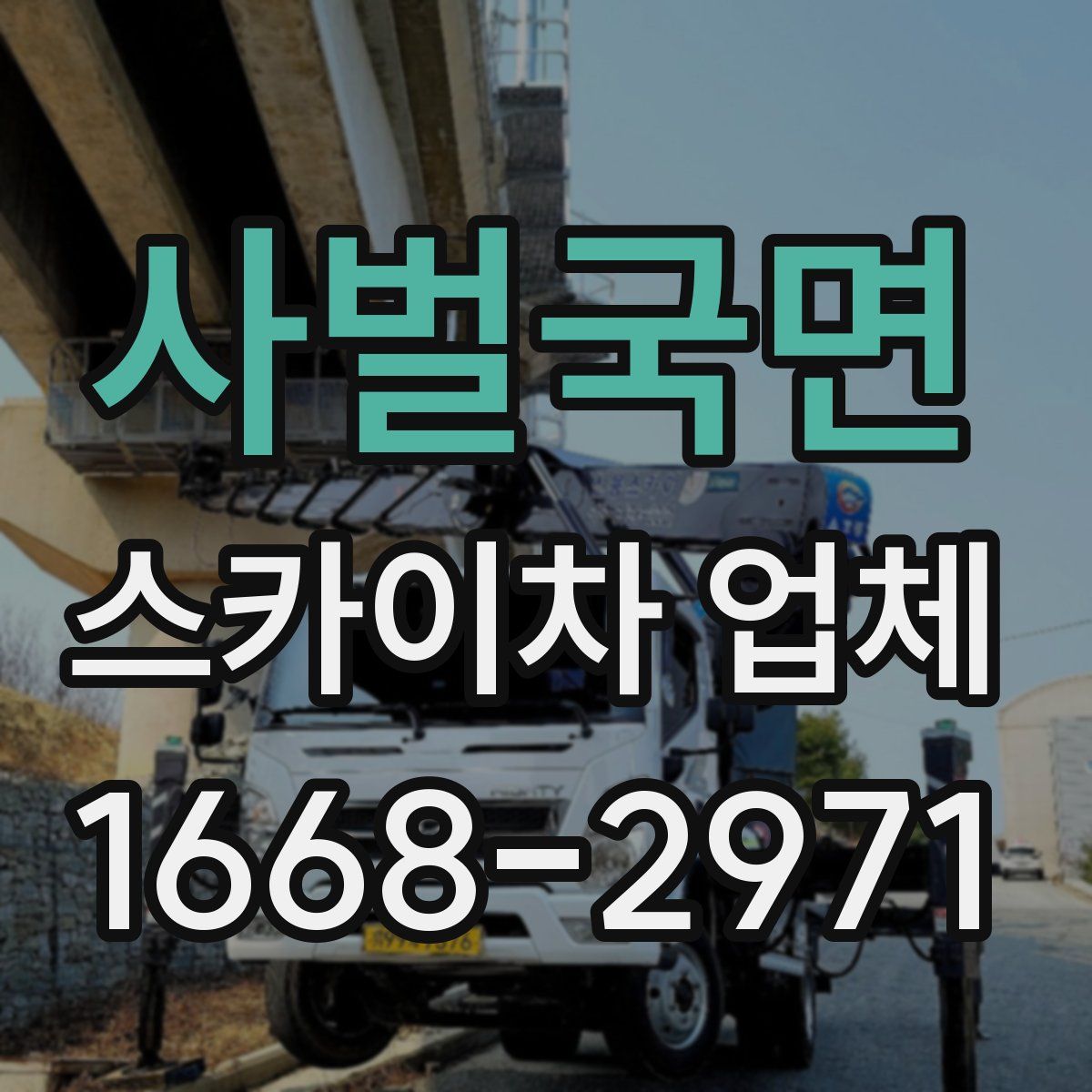 사벌국면 스카이차 업체
