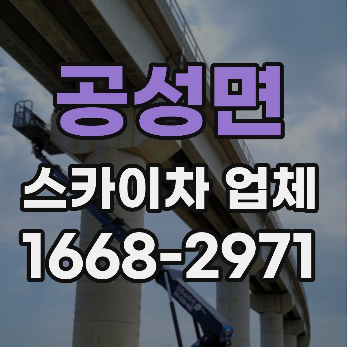 공성면 스카이차 업체