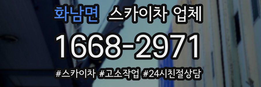 화남면 스카이차 업체