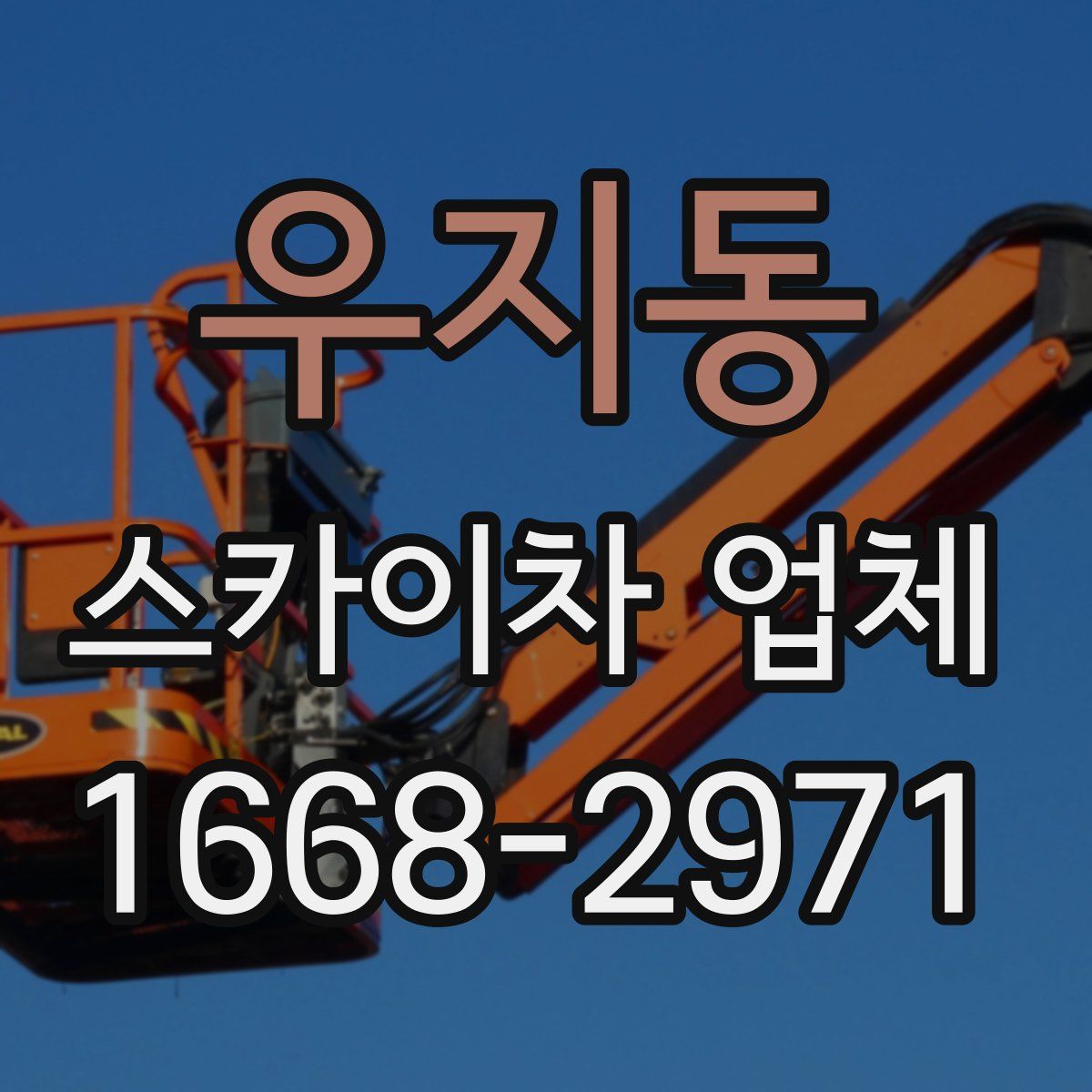 우지동 스카이차 업체