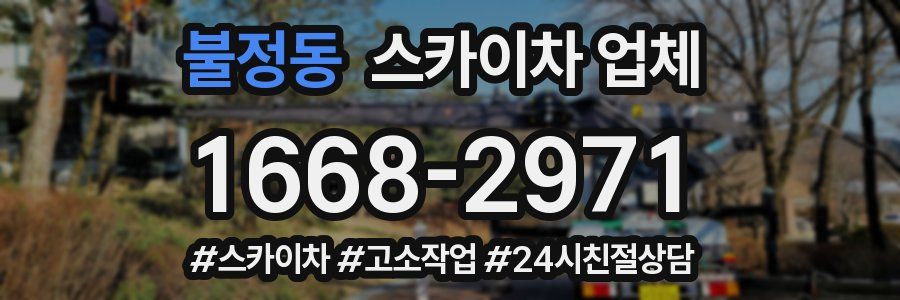 불정동 스카이차 업체