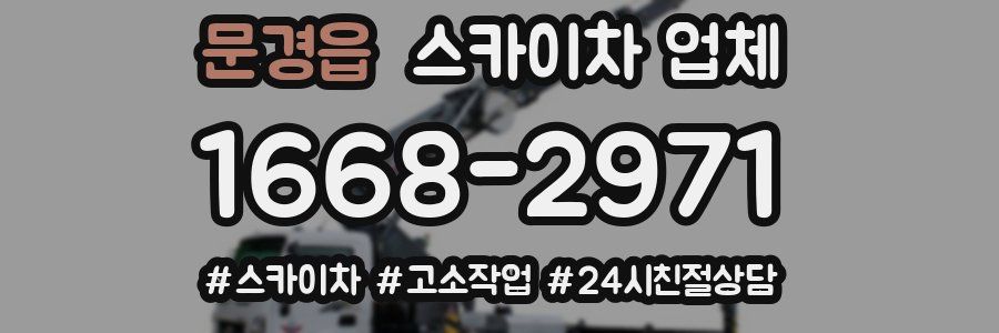 문경읍 스카이차 업체