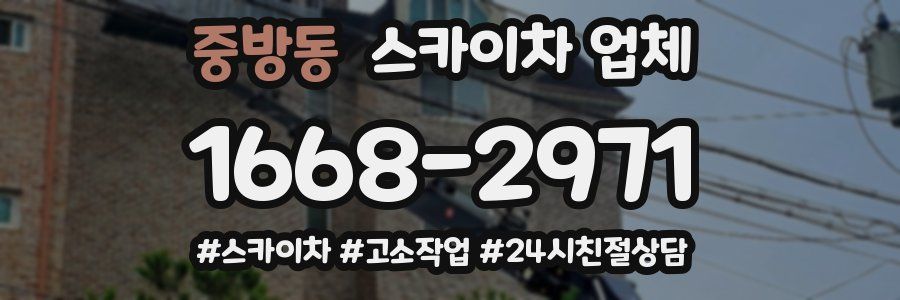 중방동 스카이차 업체