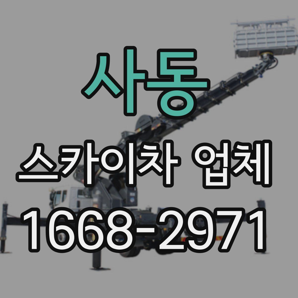 사동 스카이차 업체
