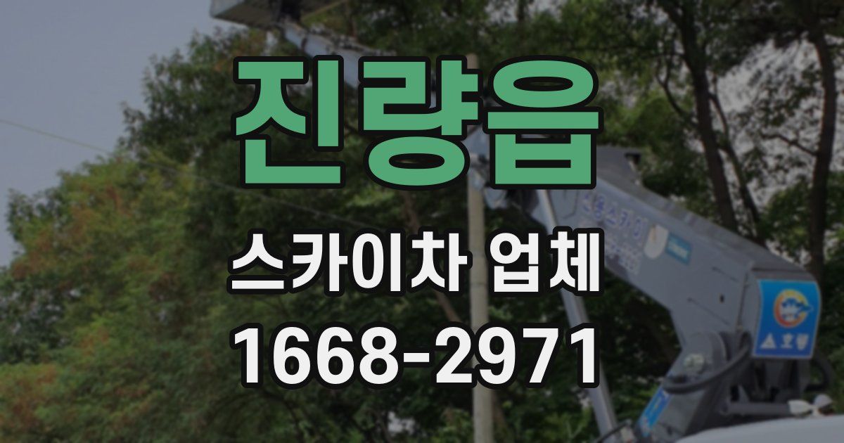 진량읍 스카이차 업체