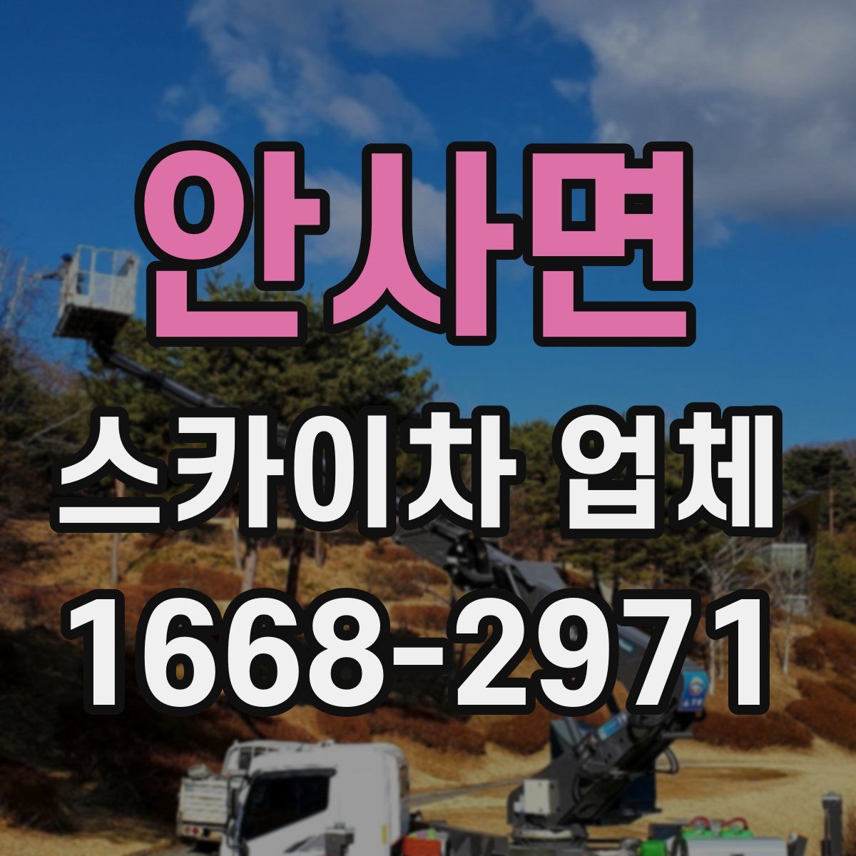 안사면 스카이차 업체