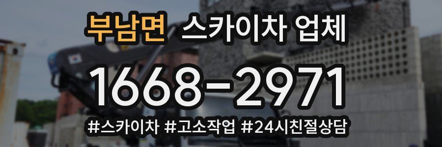 부남면 스카이차 업체