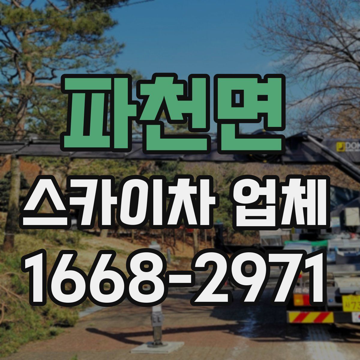 파천면 스카이차 업체