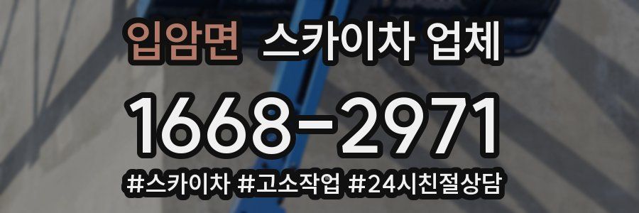 입암면 스카이차 업체