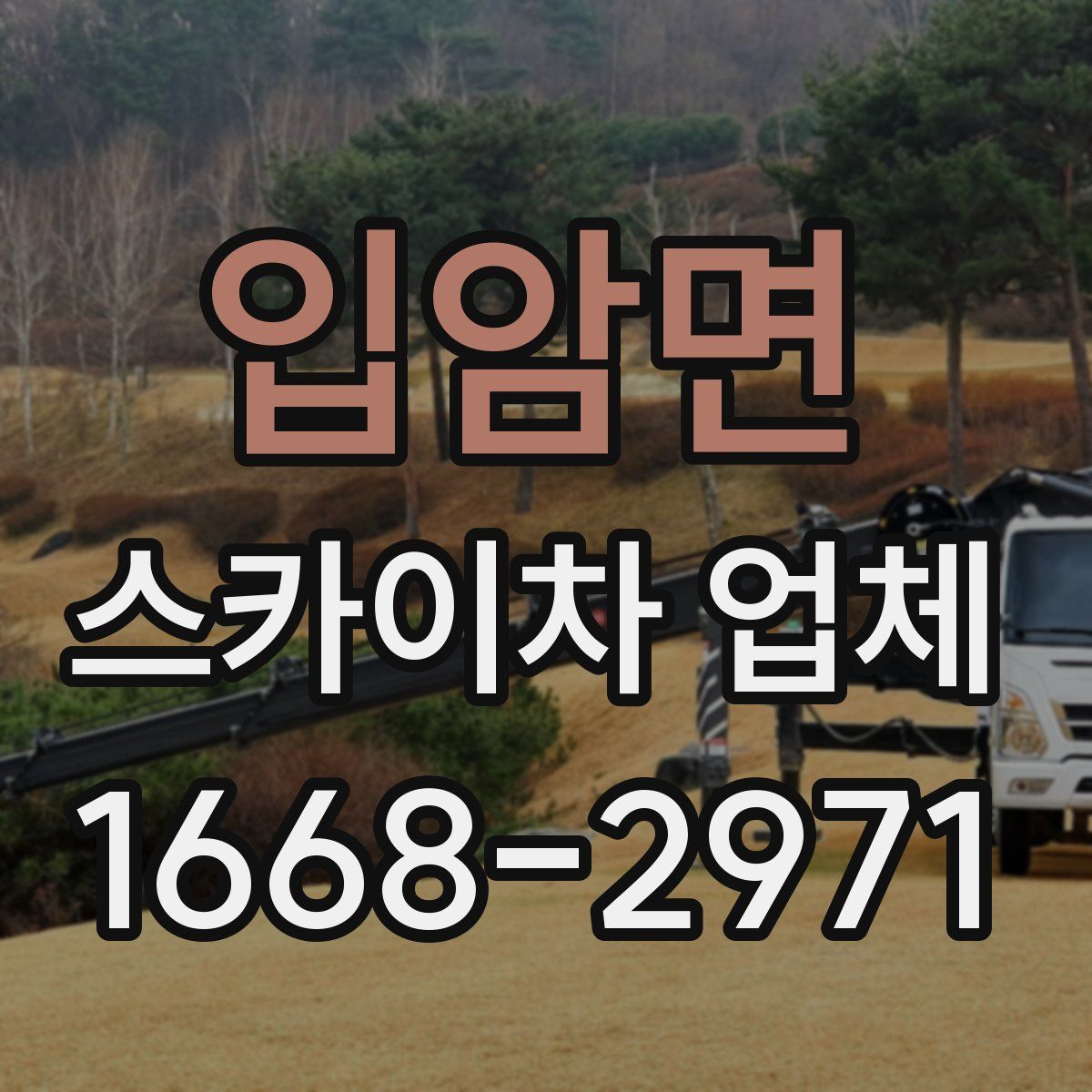 입암면 스카이차 업체