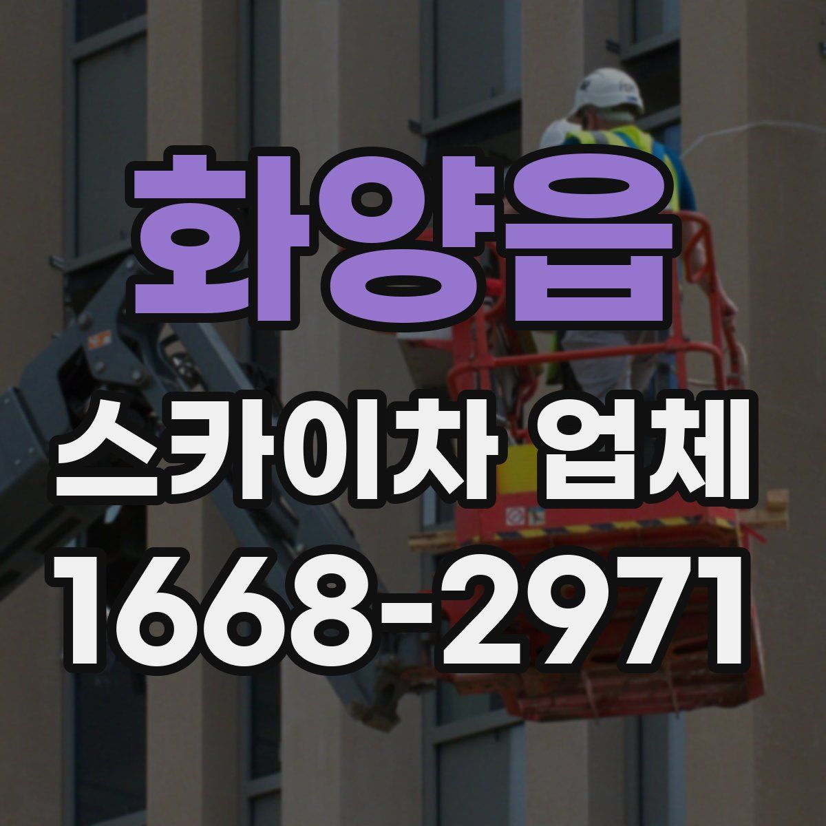 화양읍 스카이차 업체