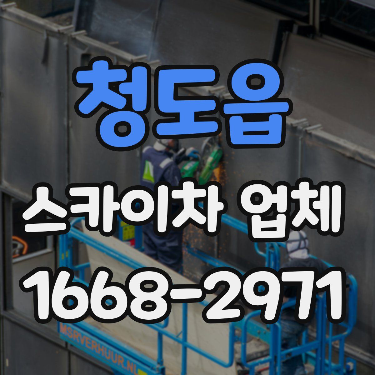 청도읍 스카이차 업체