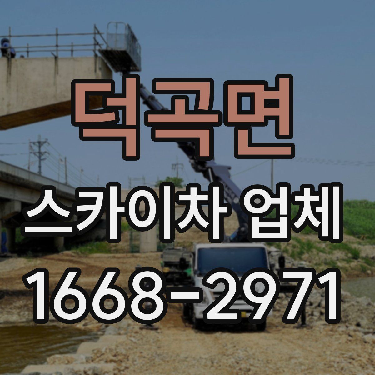 덕곡면 스카이차 업체