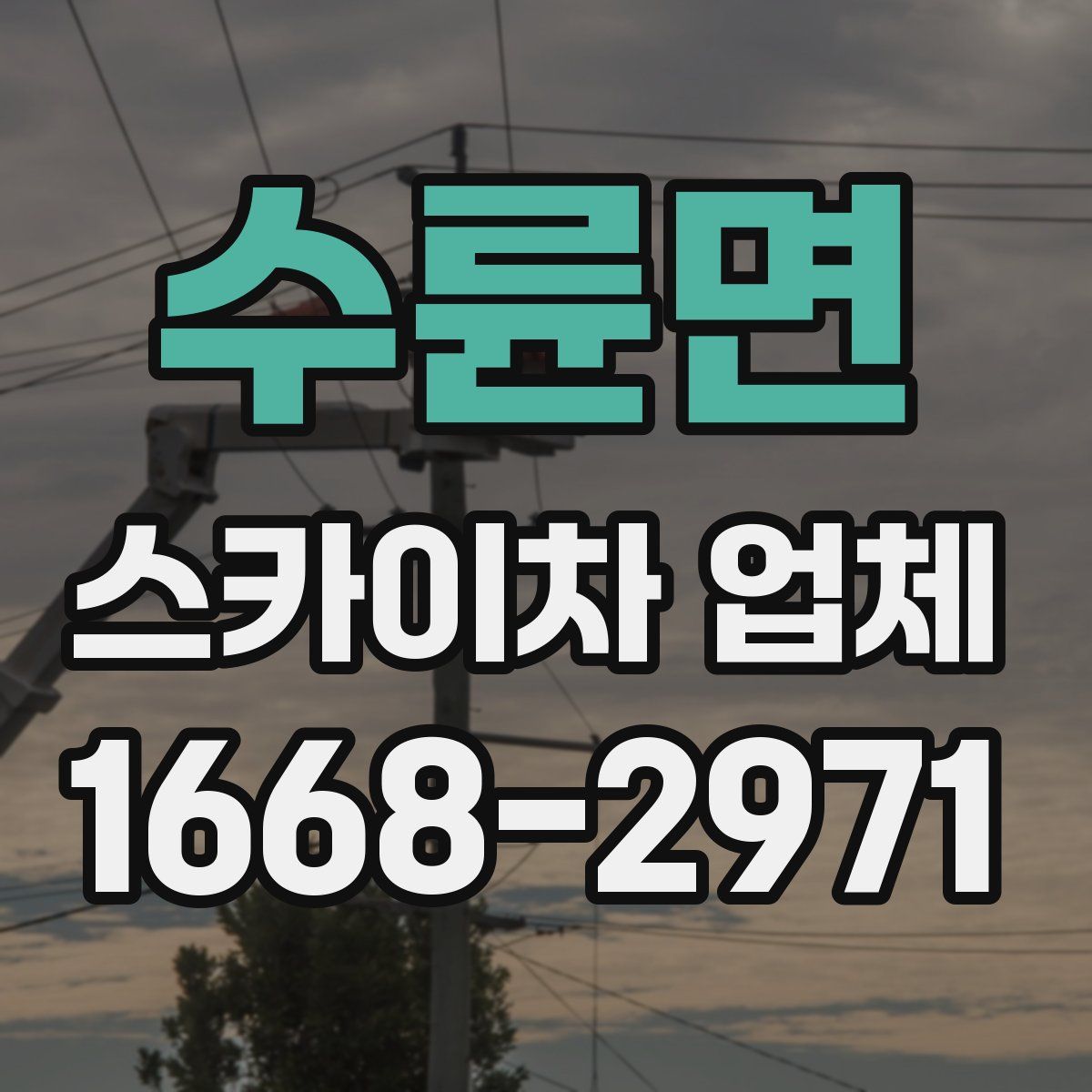 수륜면 스카이차 업체