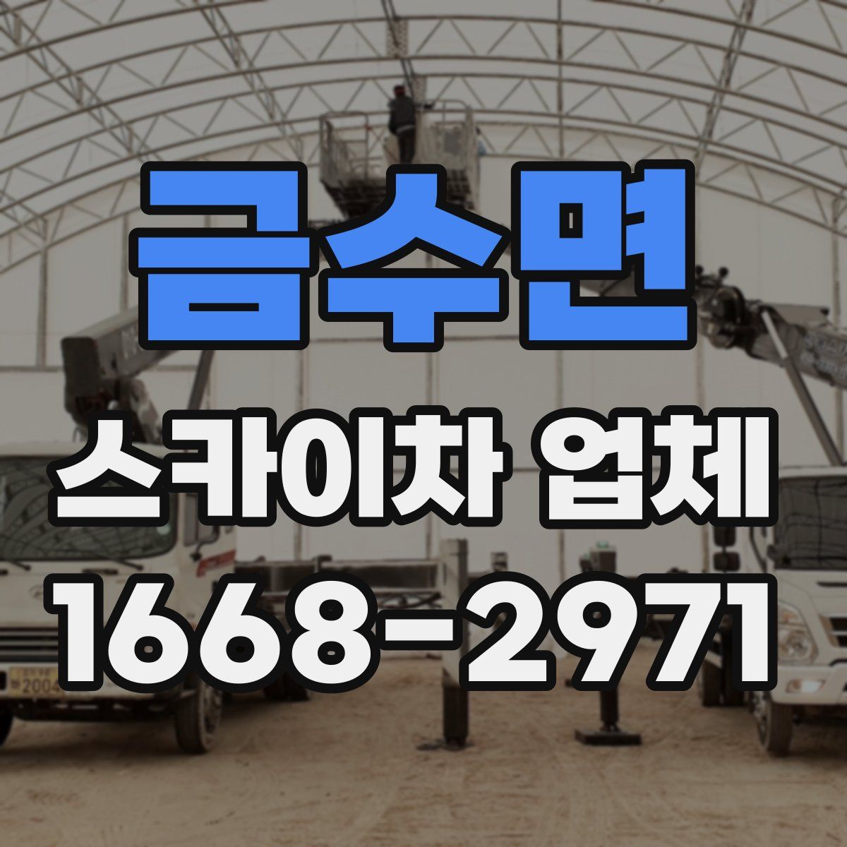 금수면 스카이차 업체