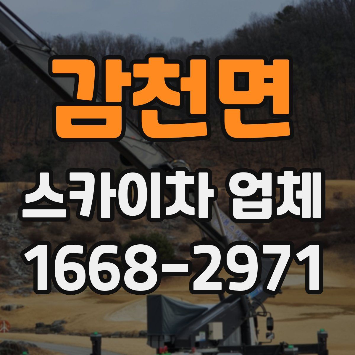감천면 스카이차 업체