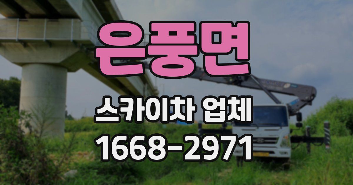 은풍면 스카이차 업체