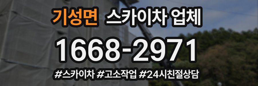 기성면 스카이차 업체