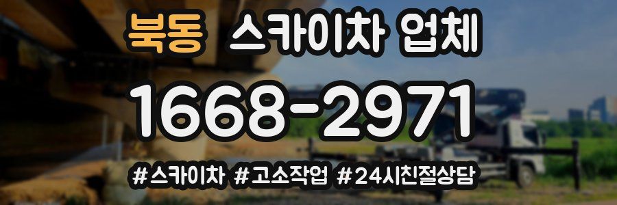 북동 스카이차 업체