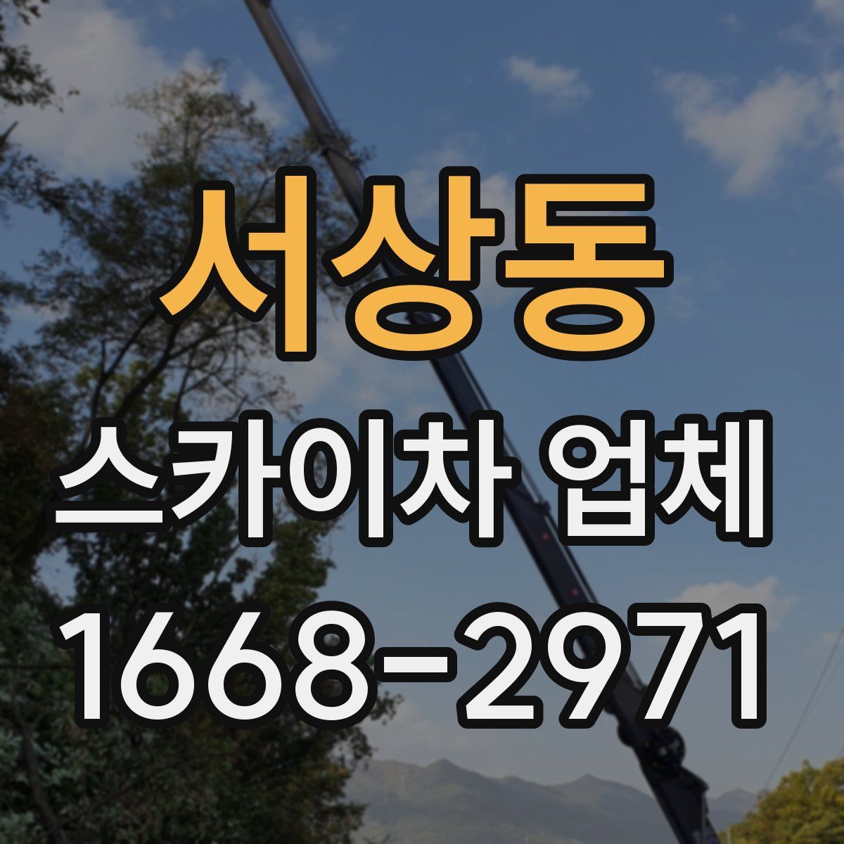 서상동 스카이차 업체