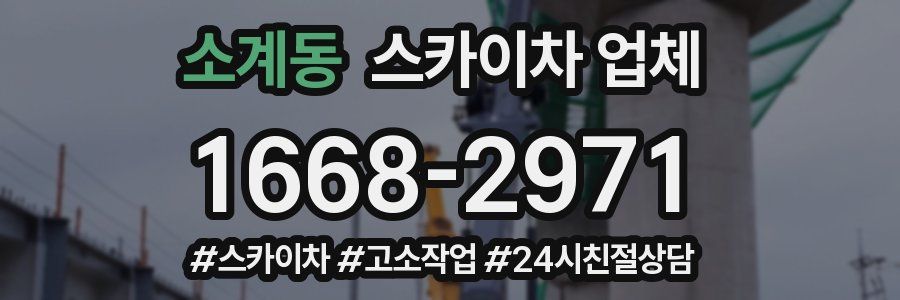 소계동 스카이차 업체