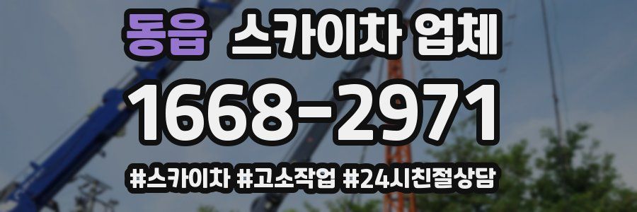 동읍 스카이차 업체
