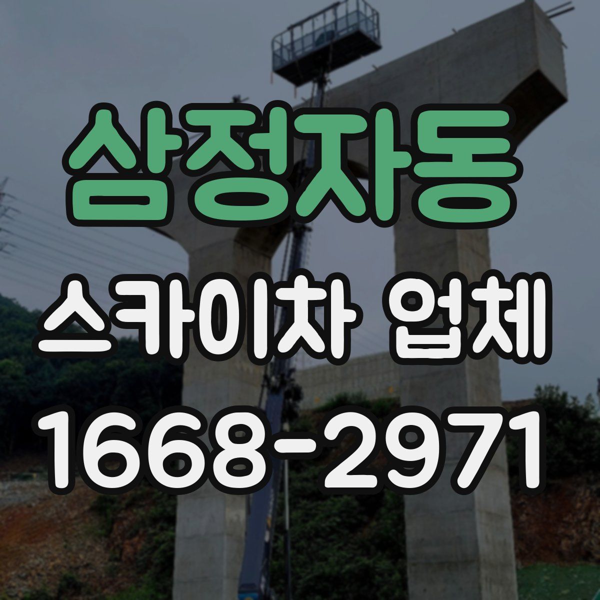 삼정자동 스카이차 업체