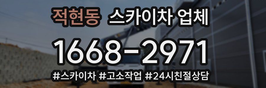 적현동 스카이차 업체