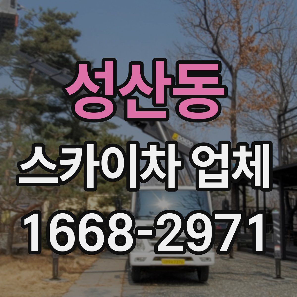 성산동 스카이차 업체