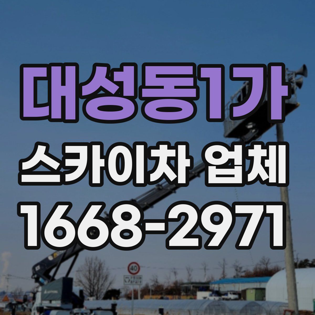 대성동1가 스카이차 업체