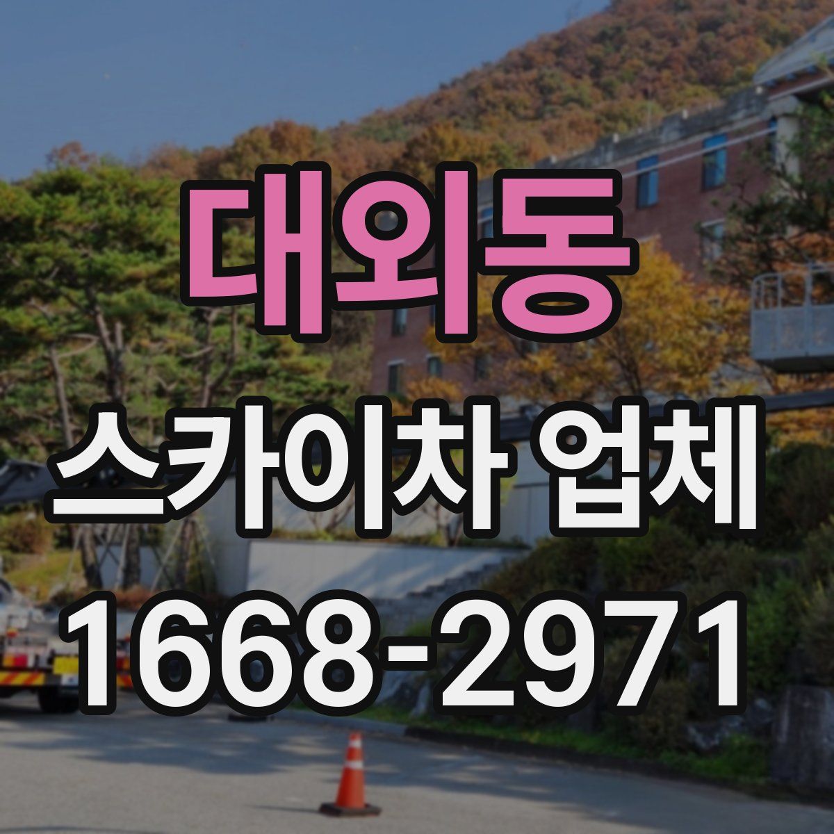 대외동 스카이차 업체