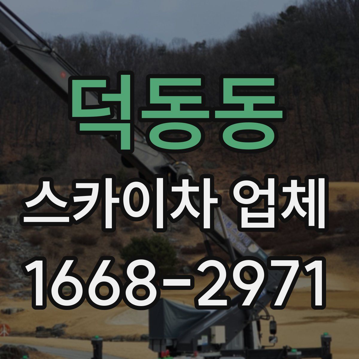 덕동동 스카이차 업체