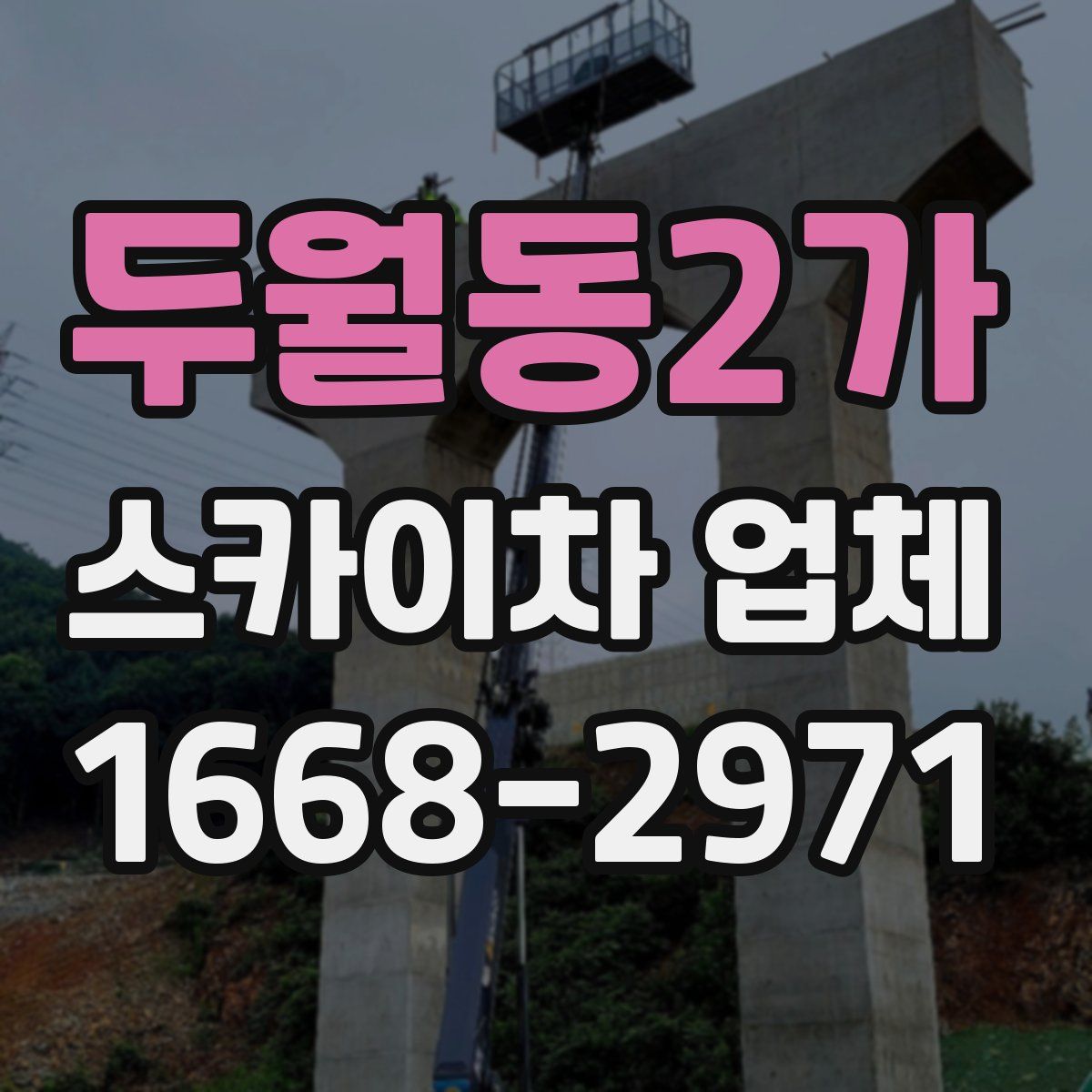 두월동2가 스카이차 업체