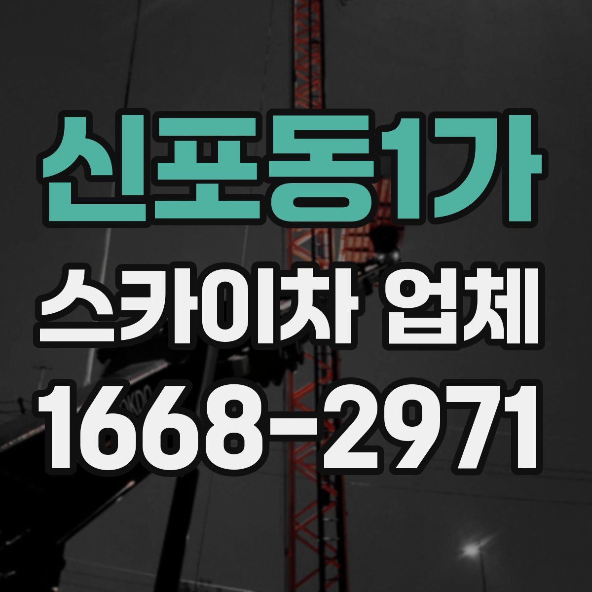 신포동1가 스카이차 업체