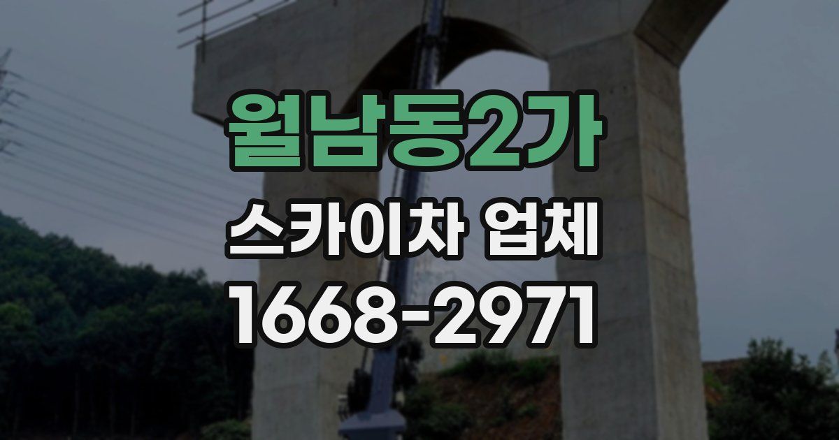 월남동2가 스카이차 업체