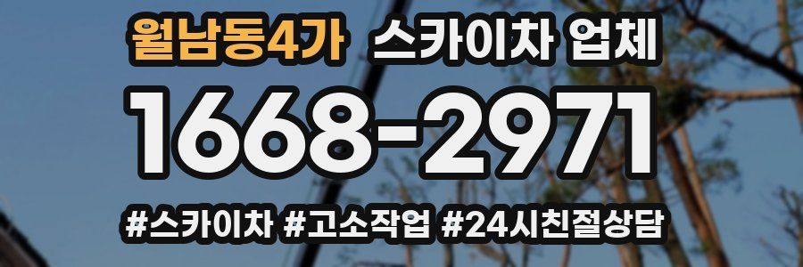 월남동4가 스카이차 업체