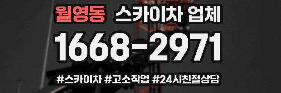 월영동 스카이차 업체