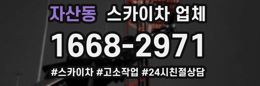 자산동 스카이차 업체