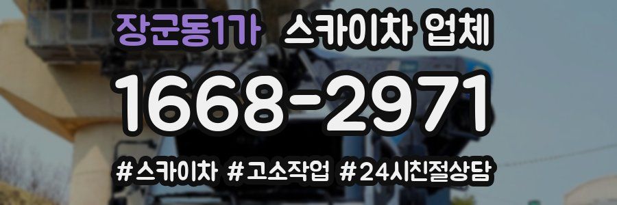 장군동1가 스카이차 업체