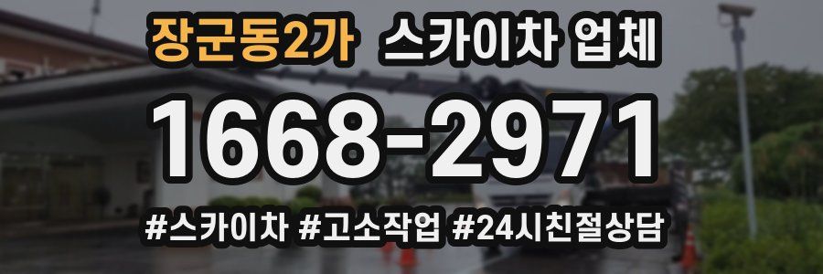 장군동2가 스카이차 업체