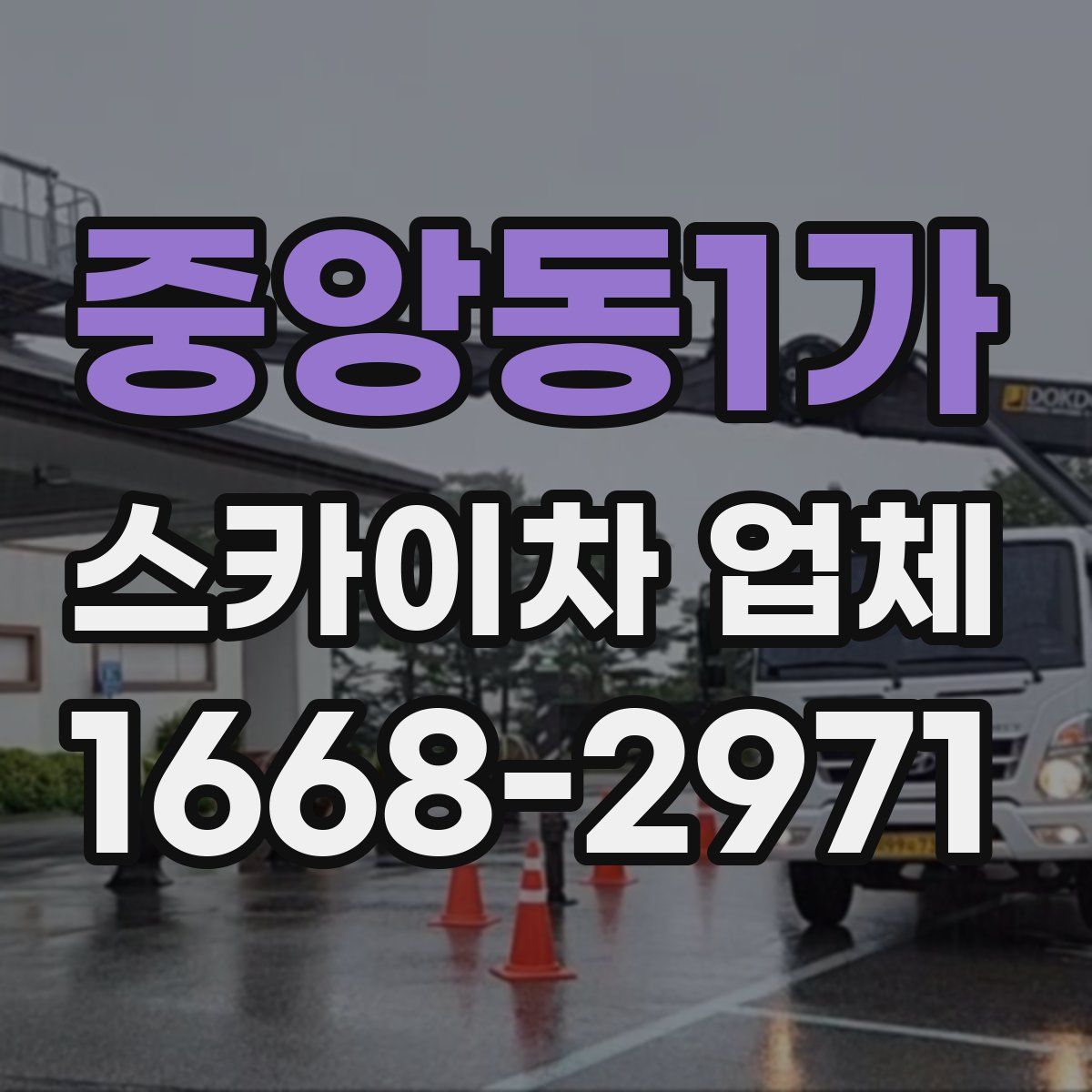 중앙동1가 스카이차 업체