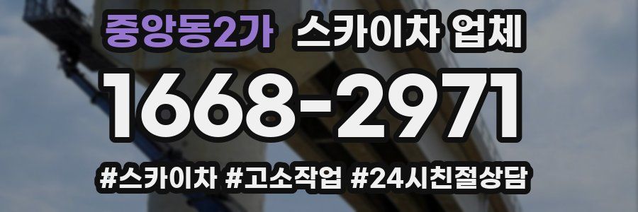 중앙동2가 스카이차 업체