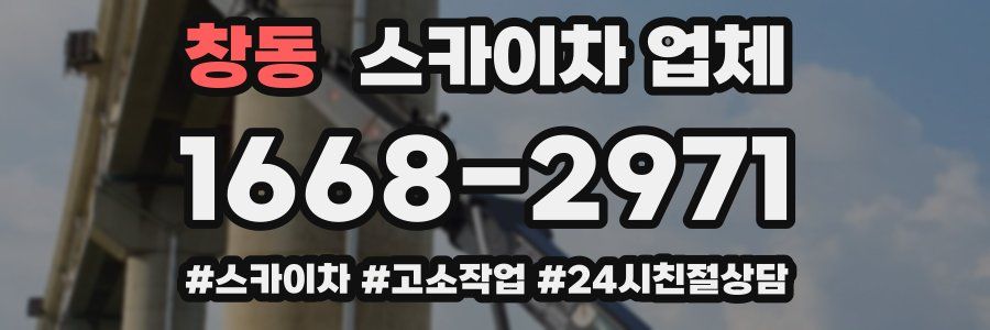 창동 스카이차 업체