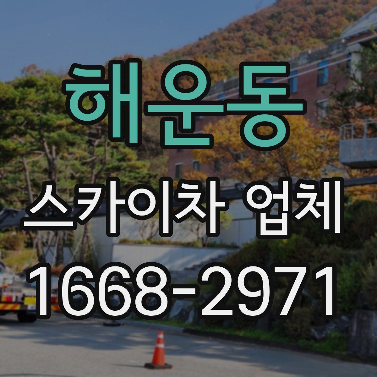 해운동 스카이차 업체