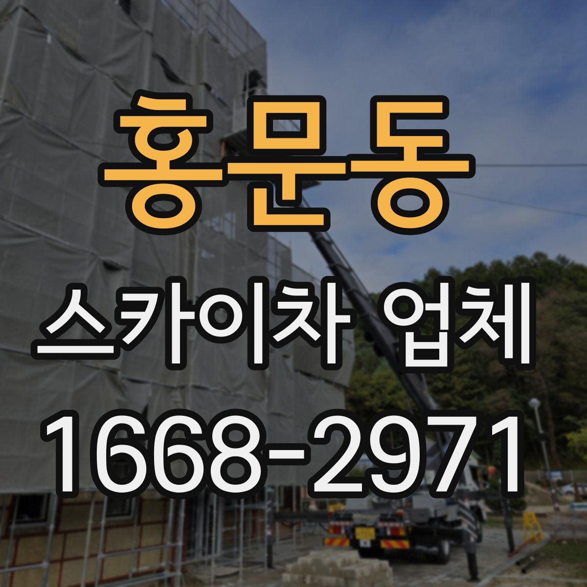 홍문동 스카이차 업체
