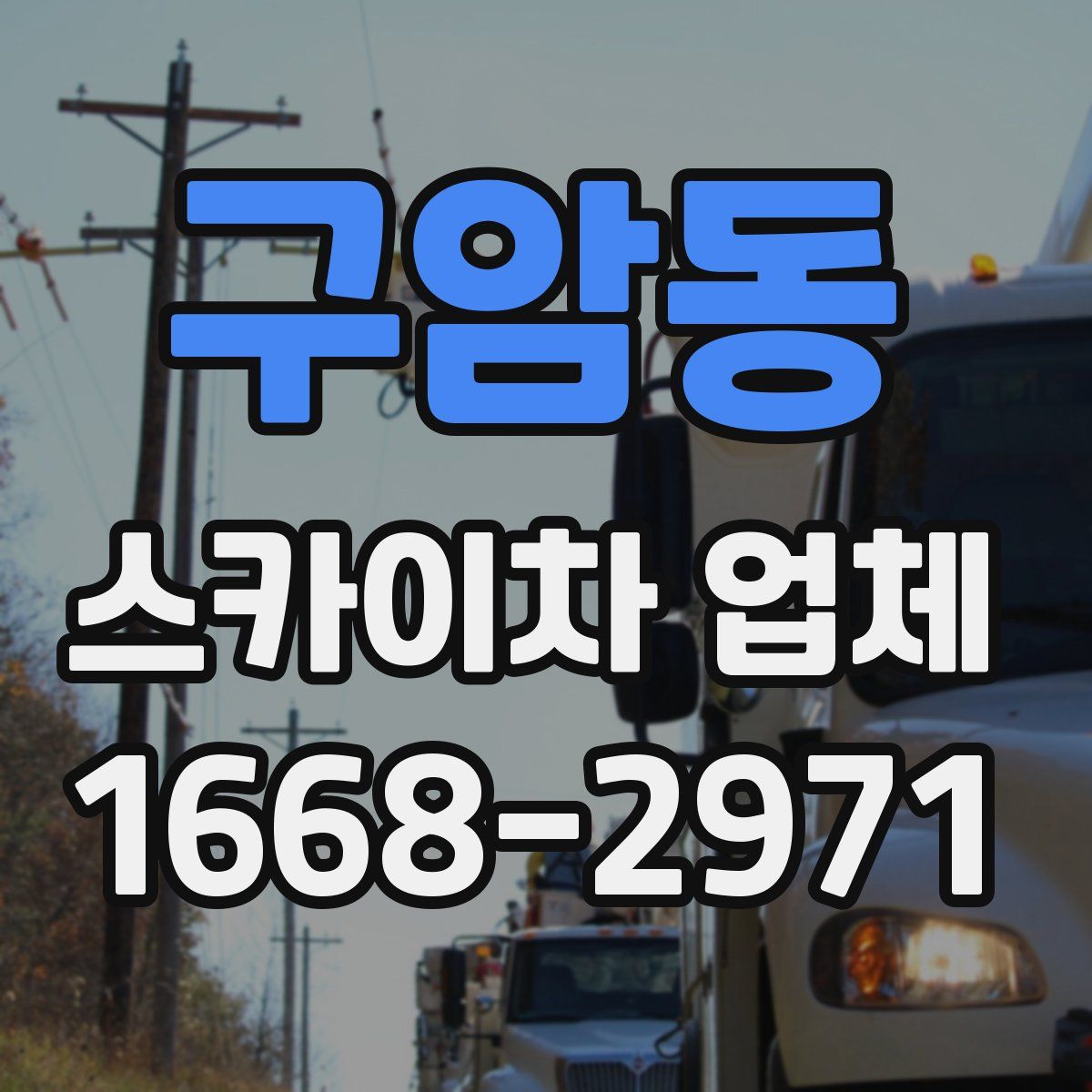 구암동 스카이차 업체