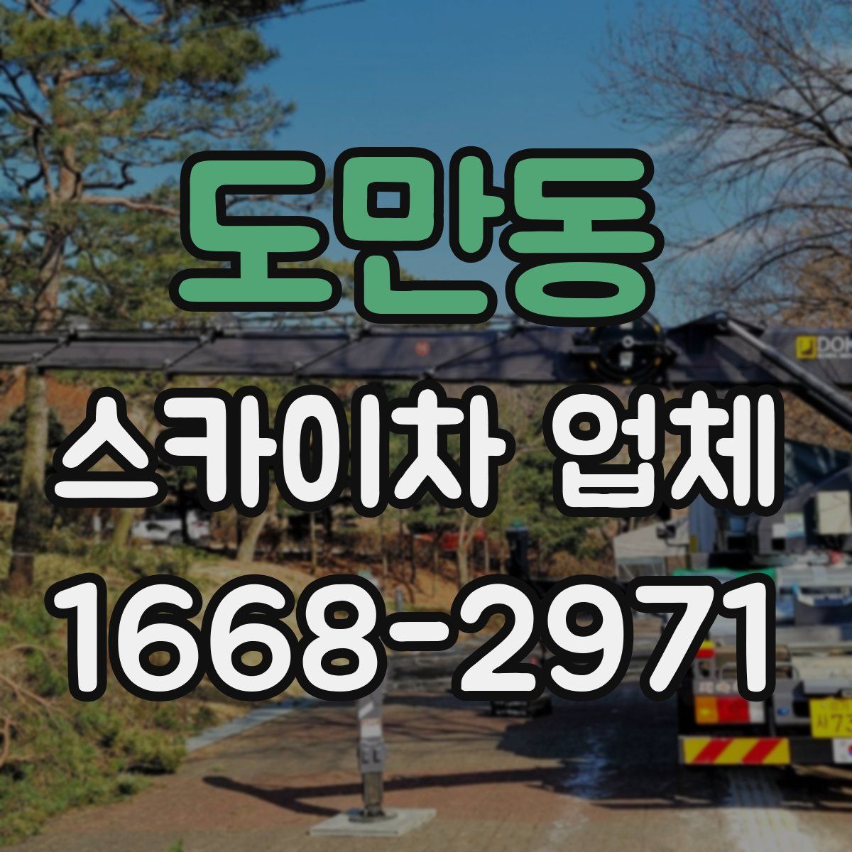 도만동 스카이차 업체